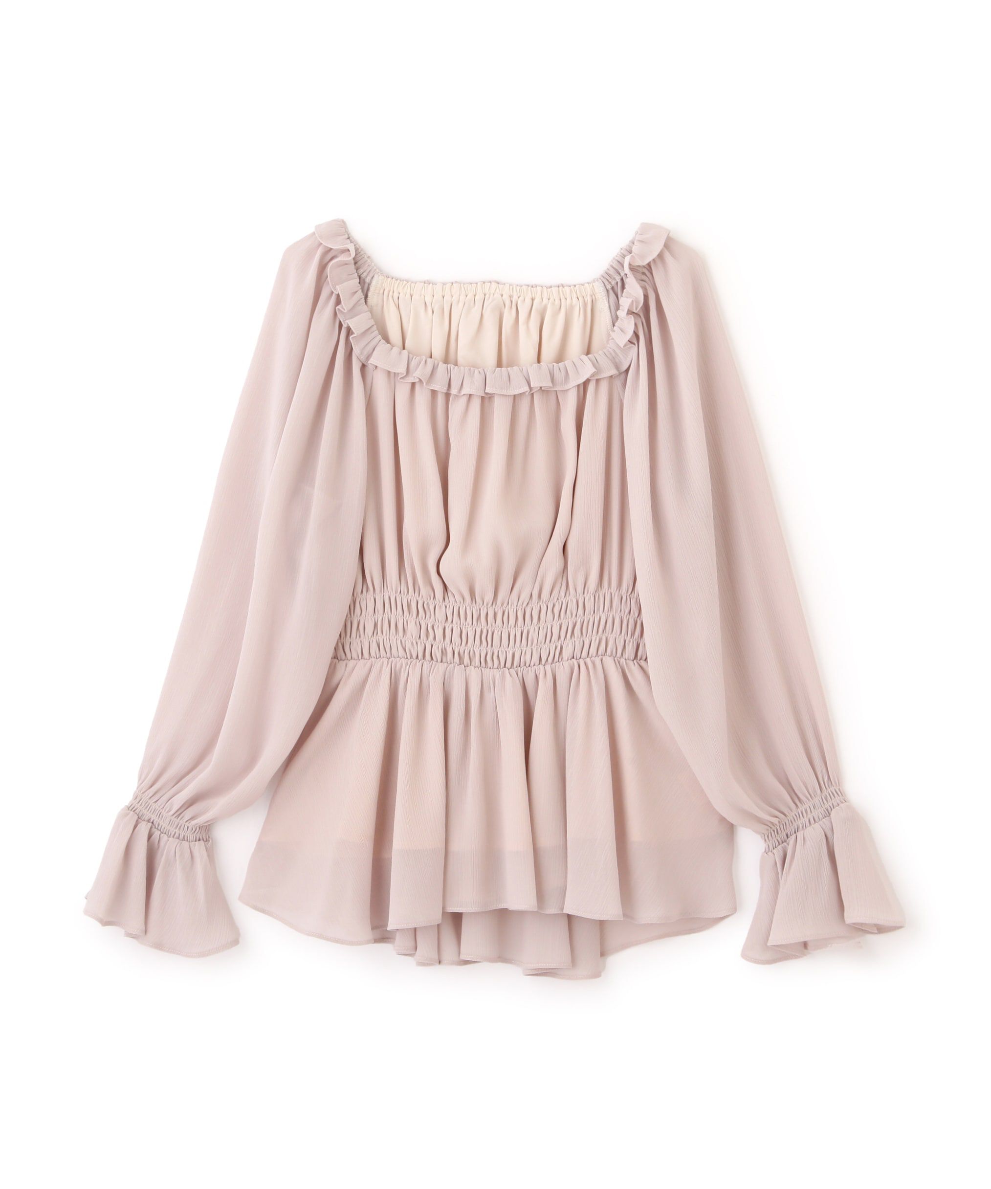 PROPORTION BODY DRESSING「楊柳ギャザーオフショルブラウス　24AW」|シャツ・ブラウス|