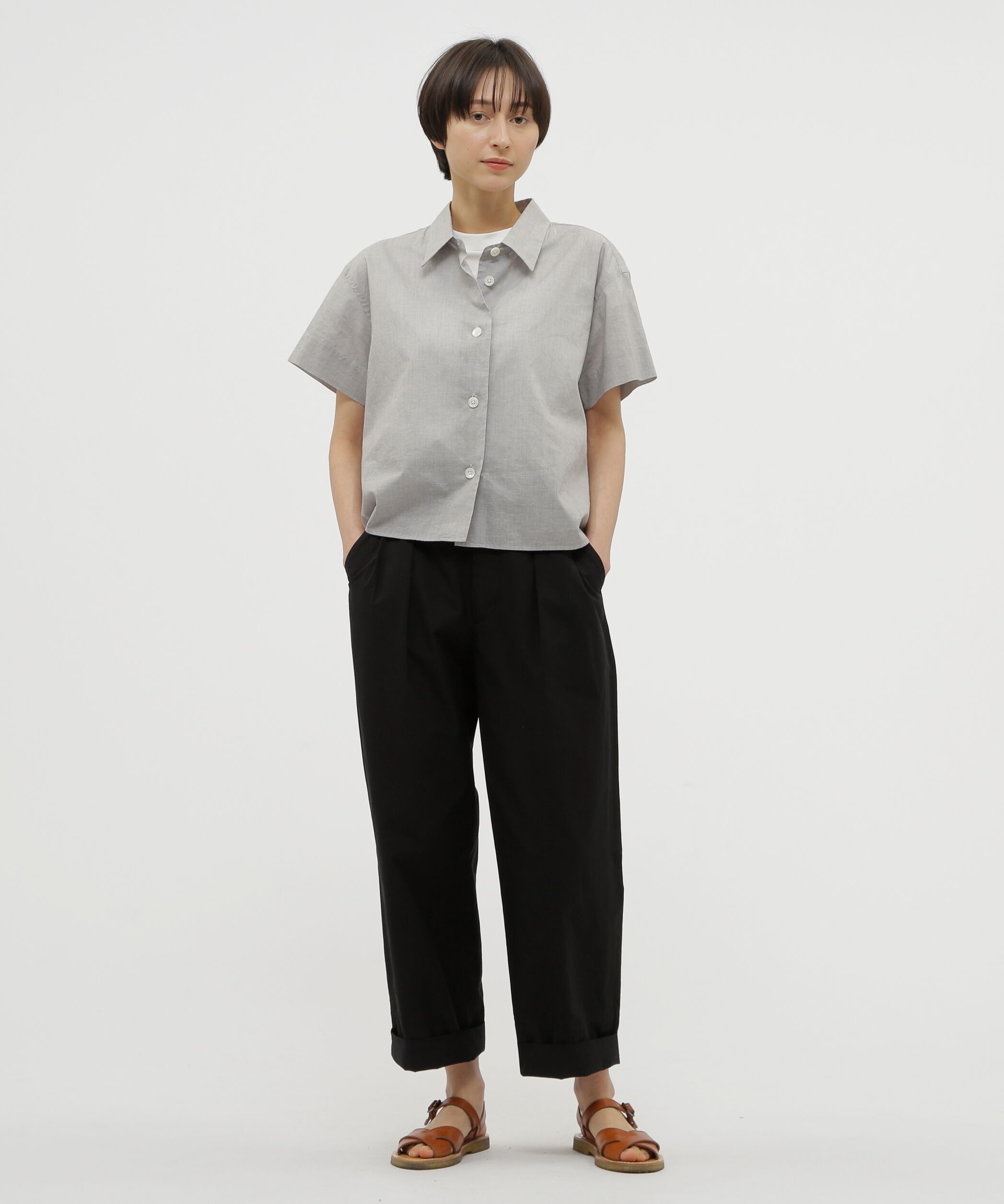  「WASHED COTTON POPLIN TROUSERS」|その他|