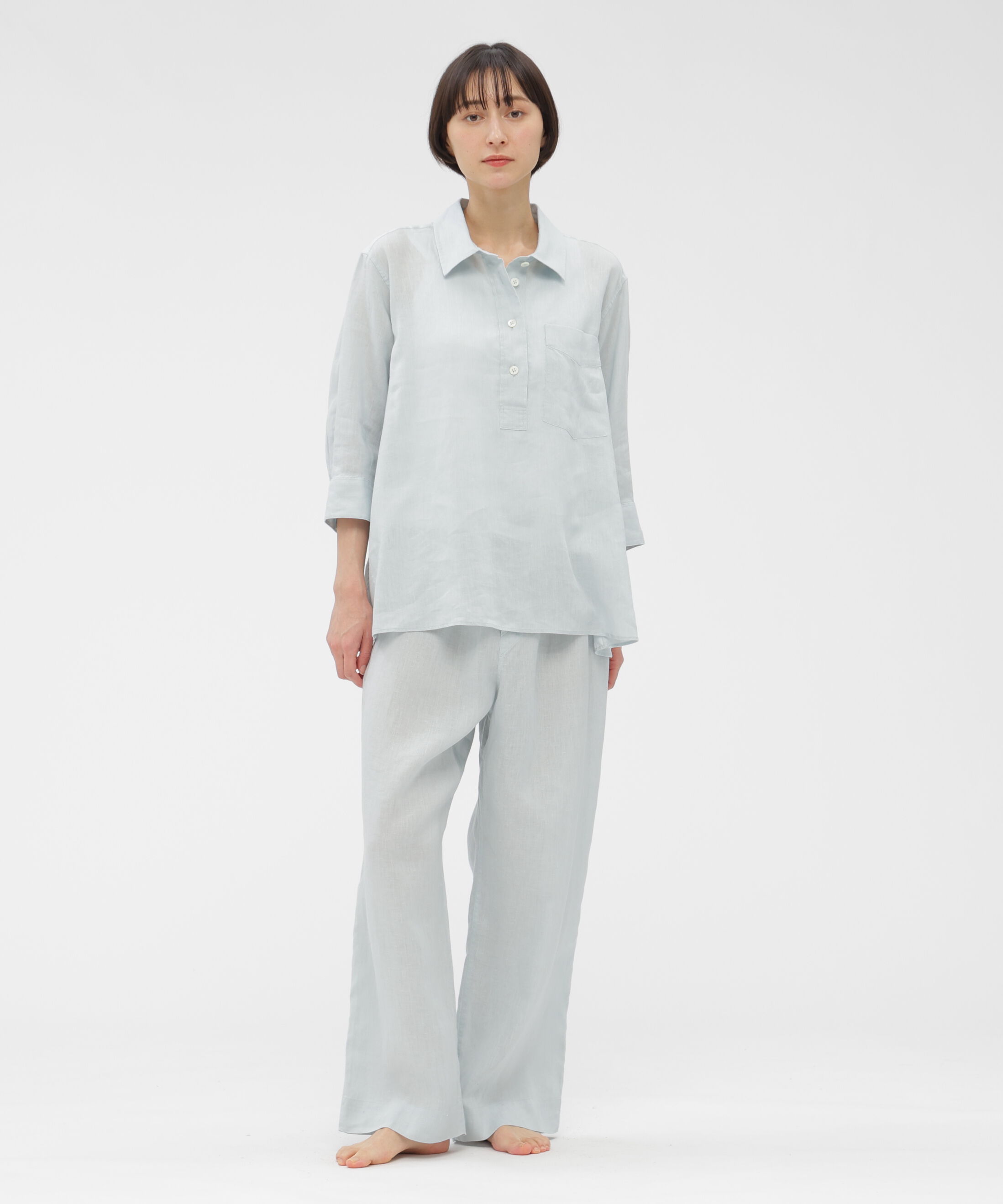 MARGARET HOWELL HOUSEHOLDGOODS「SOFT LINEN SHIRT」|シャツ・ブラウス|
