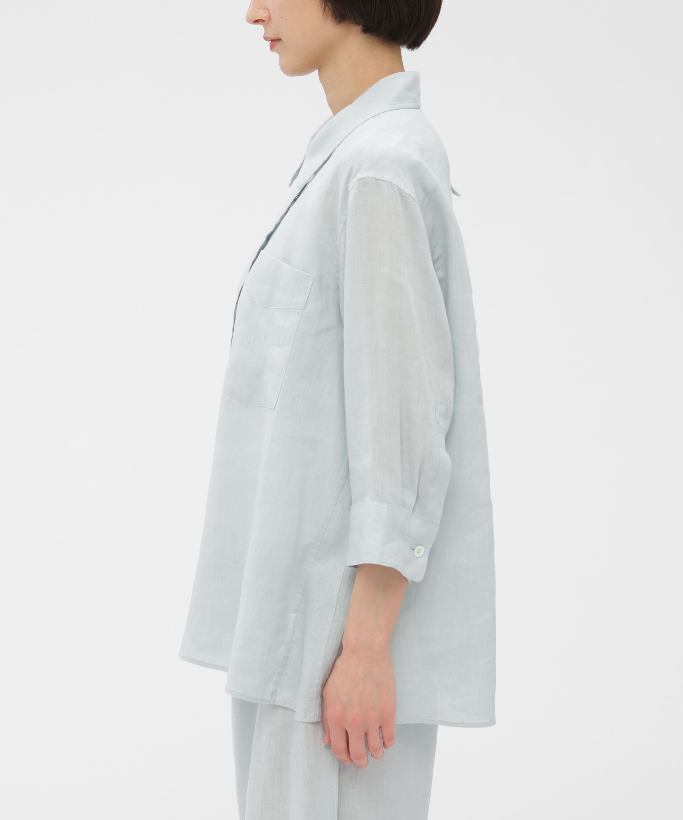 MARGARET HOWELL HOUSEHOLDGOODS「SOFT LINEN SHIRT」|シャツ・ブラウス|