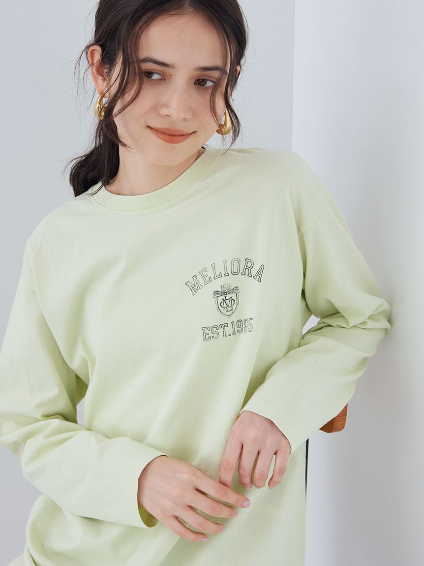 Mila Owen「カレッジロングＴシャツ」|Tシャツ・カットソー|