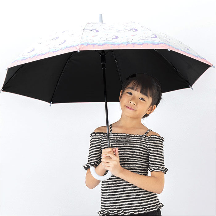 BACKYARD FAMILY「傘 58cm 女の子 小学生 通販 長傘 ジャンプ傘 キッズ ジュニア 晴雨兼用傘 雨傘 日傘」|傘|