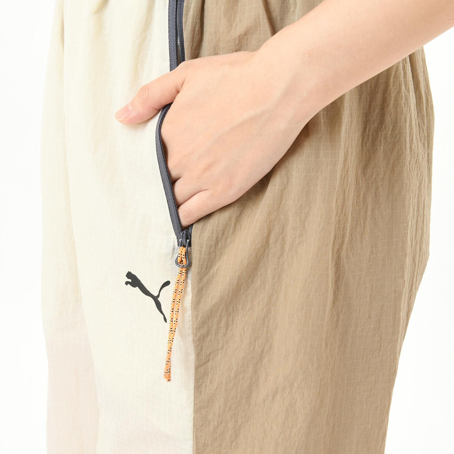 PUMA「【PUMA ｳｪｱ】W DARE TO PARACHUTE PANTS WV」|チノ|