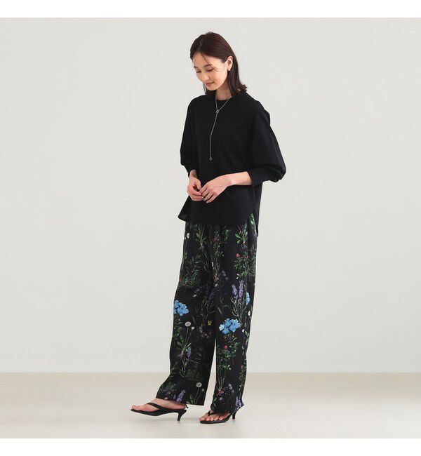 Demi-Luxe BEAMS 「コットンキュプラ ラウンドヘム ロングスリーブ Tシャツ」|Tシャツ・カットソー|