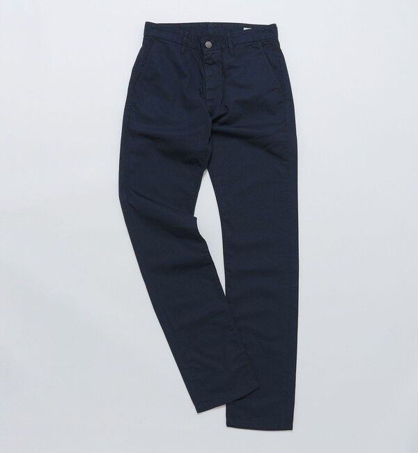 SHIPS「GROWN&SEWN: Independent Slim Pant - Feather Twill」|チノ|ネイビー