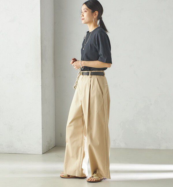 SHIPS for women「【SHIPS別注】V:room:コットン クレープ」|Tシャツ・カットソー|