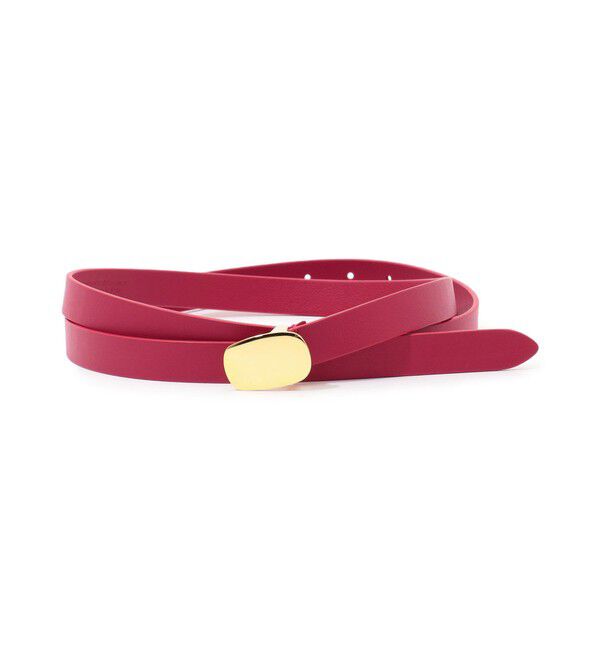 TOMORROWLAND GOODS「【別注】Anderson's&times;TOMORROWLAND LONG BELT GOLD BUCKLE」|ベルト|35 レッド