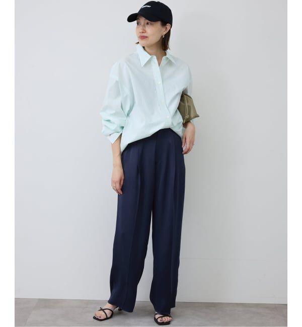 SLOBE IENA「サテンタックパンツ」|その他|