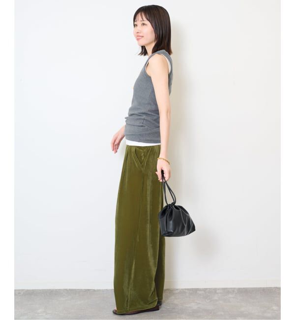 SLOBE IENA「《予約》ベロアリラックスパンツ」|その他|