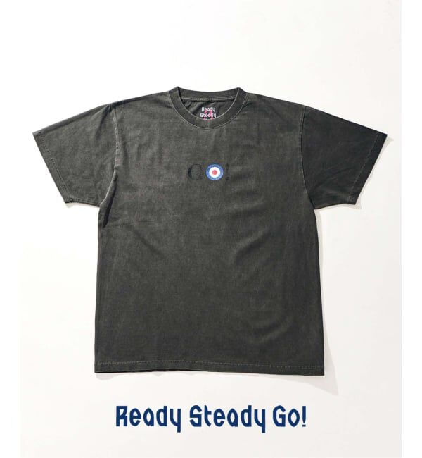 EDIFICE「Ready Steady Go! &times; 島津由行 別注 プリント Tシャツ」|Tシャツ・カットソー|ブラック