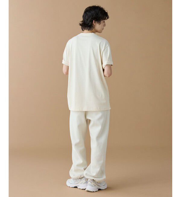 LACOSTE「ヘビーウェイトブランドネーム ラバープリント ロゴ半袖Tシャツ」|Tシャツ・カットソー|