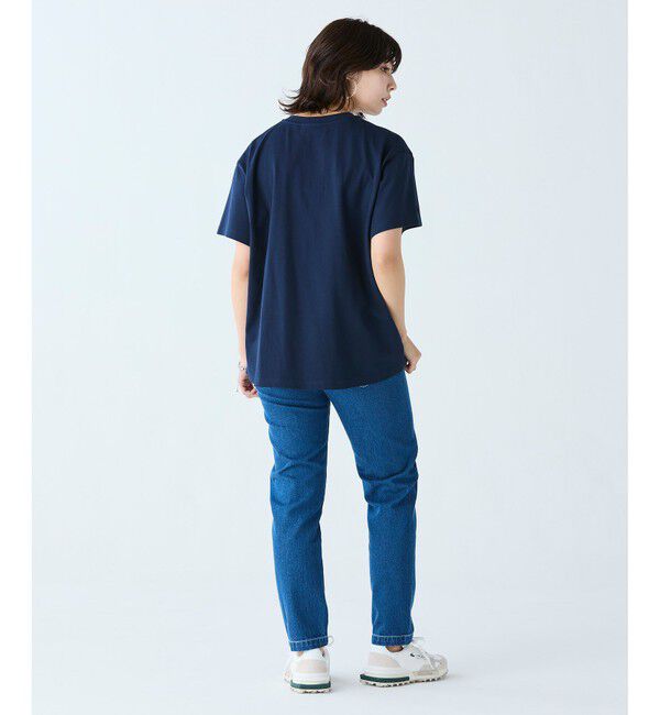 LACOSTE「プレーンデニム テーパードパンツ」|デニム|
