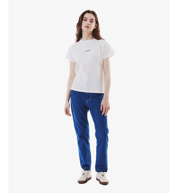 LACOSTE「プレーンデニム テーパードパンツ」|デニム|