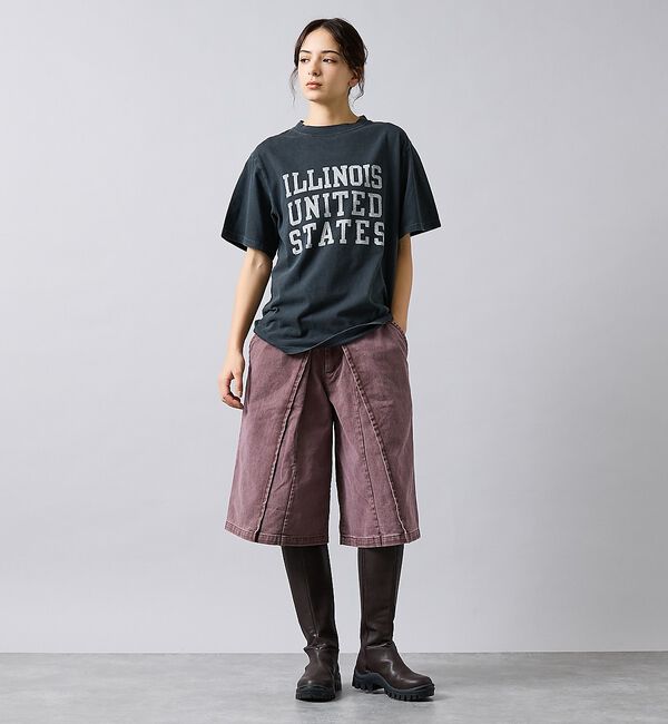 ABAHOUSE「【REMI RELIEF / レミ レリーフ】  ILLINOIS / ３段プリ」|Tシャツ・カットソー|