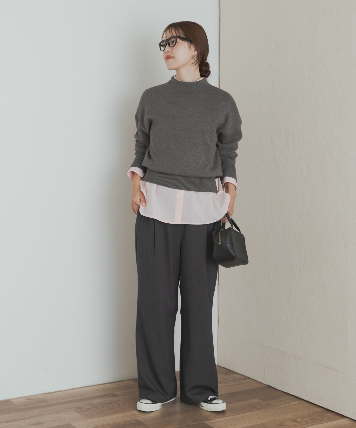URBAN RESEARCH DOORS「『蓄熱/洗濯可』ボトルネックKNITプルオーバー」|ニット・セーター|