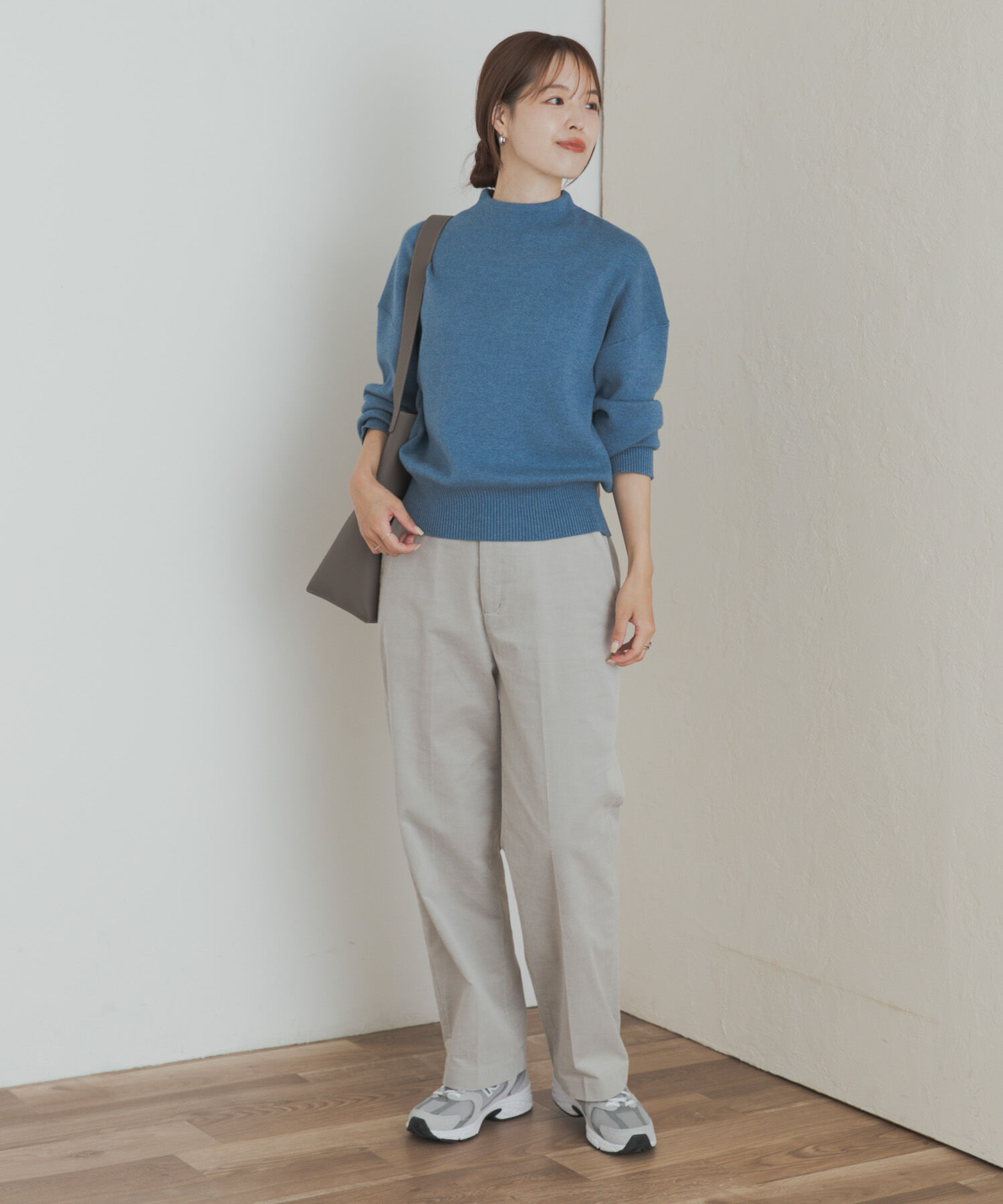 URBAN RESEARCH DOORS「『蓄熱/洗濯可』ボトルネックKNITプルオーバー」|ニット・セーター|