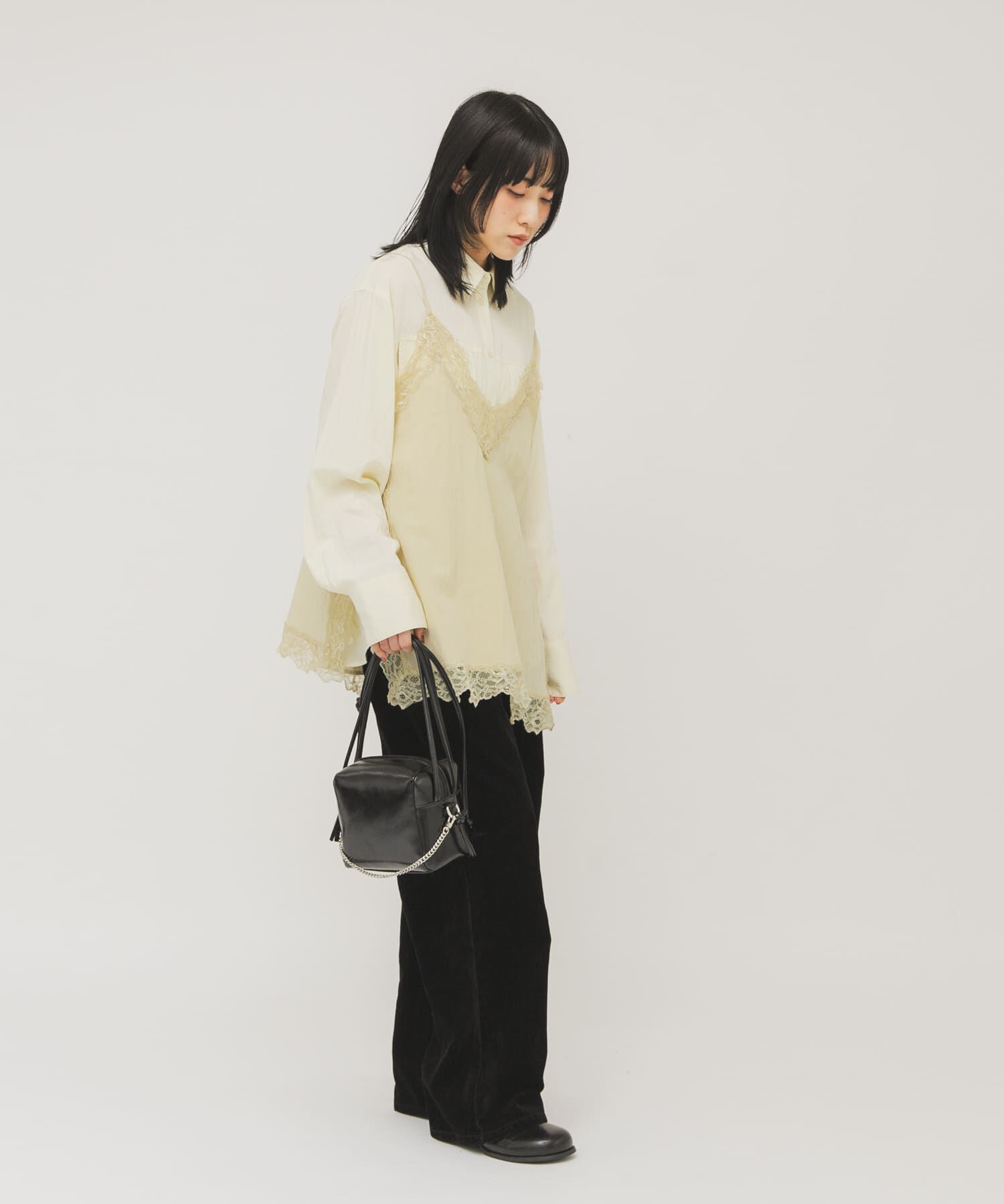  「チェーン付きスクエアBAG」|ショルダー・メッセンジャー|