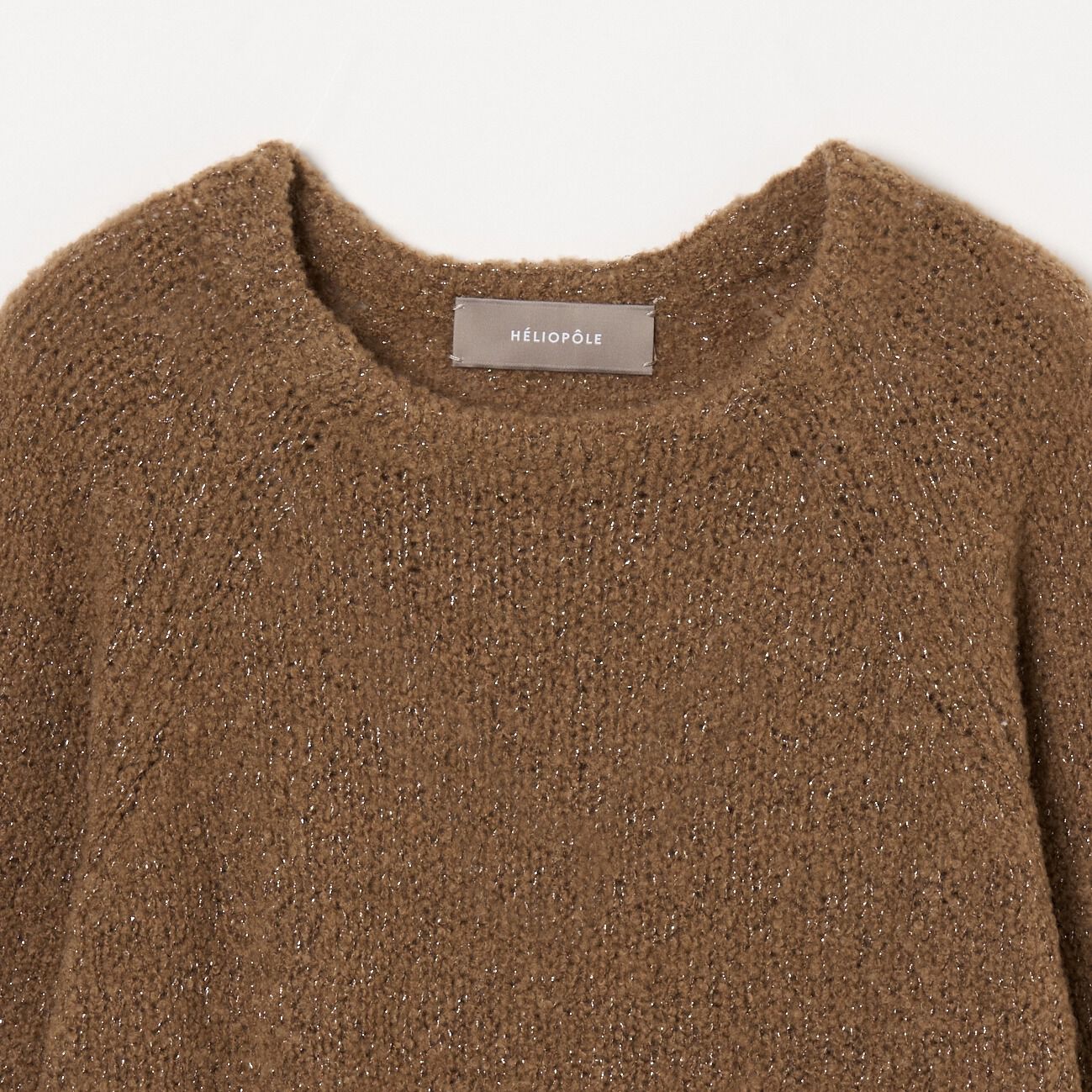 HELIOPOLE「HELIOPOLE GLITTER BOUCLE KNIT」|ニット・セーター|