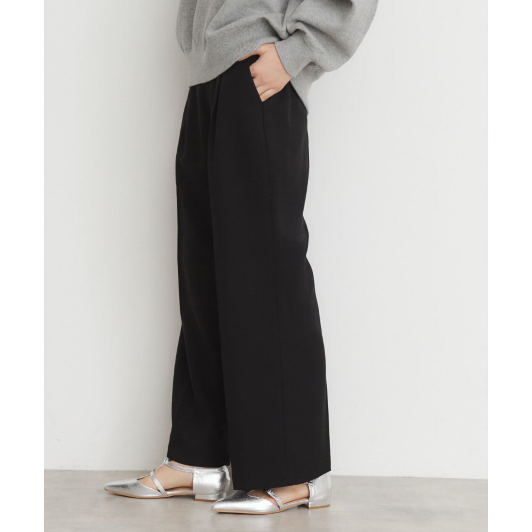 THE SHOP TK「【CAVIAN】ベーシックワイドパンツ/洗濯機OK」|その他|
