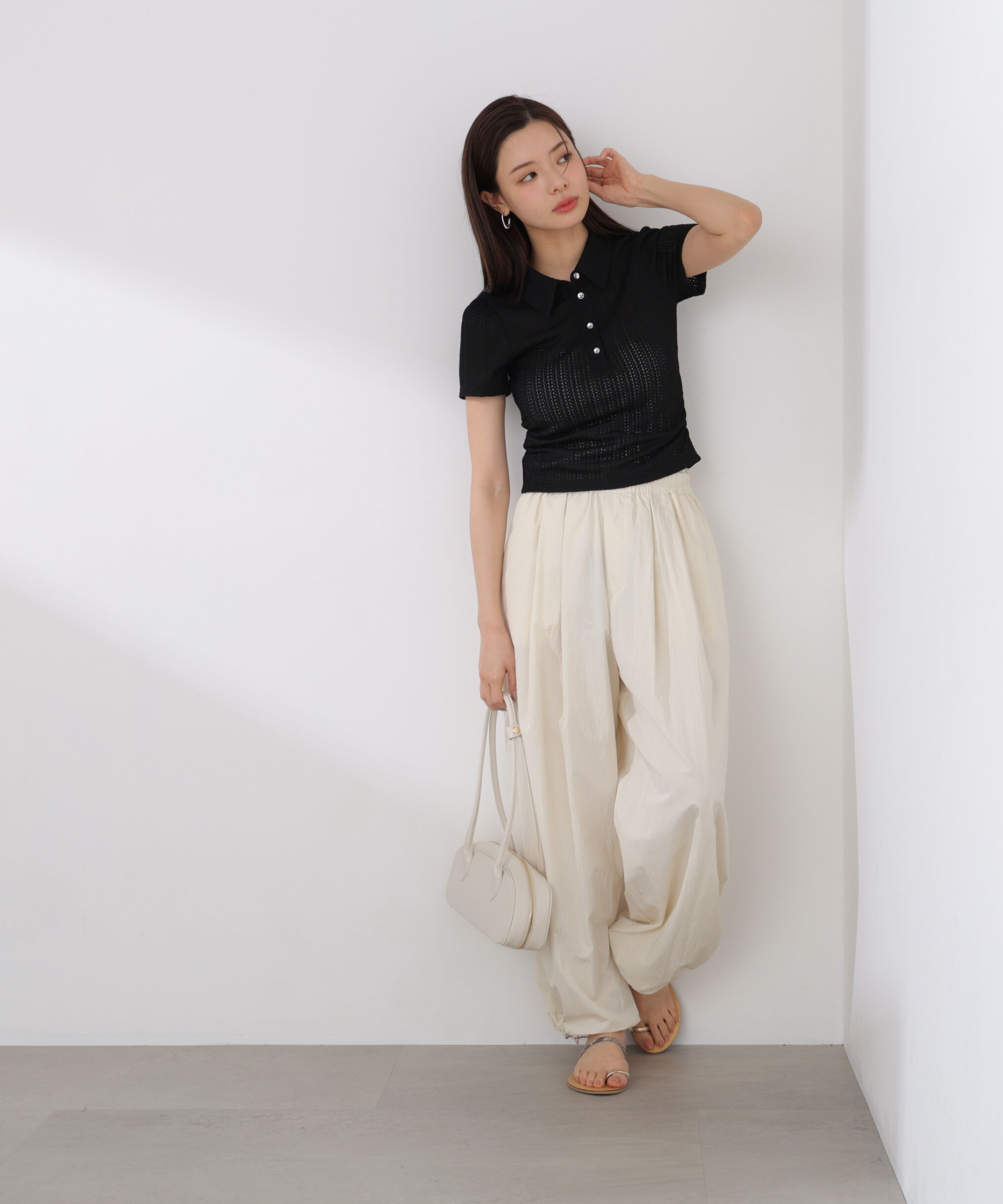 PROPORTION BODY DRESSING「〈EDIT COLOGNE〉レーススキッパートップス」|Tシャツ・カットソー|