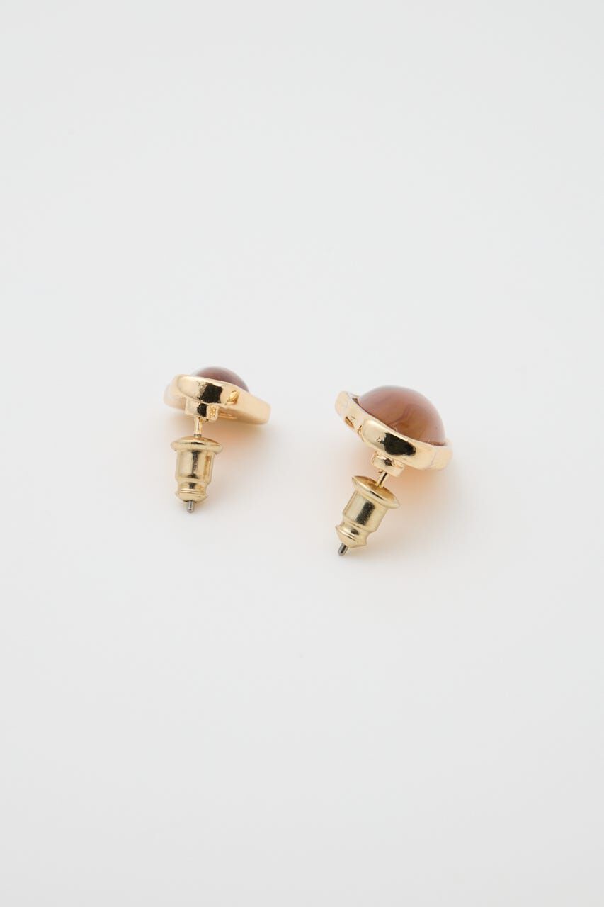 MOUSSY「CLEAR MARBLE イヤリング」|ピアス|