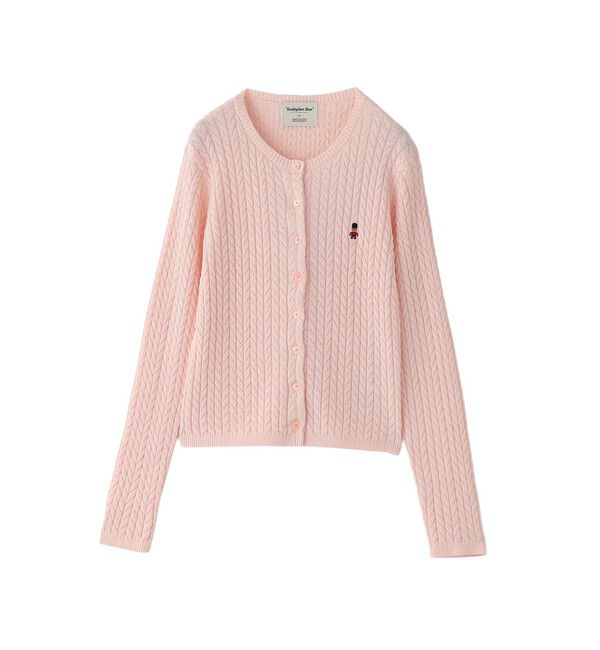 MACKINTOSH PHILOSOPHY「【WEB&一部店舗限定】バッキンガムベア ケーブルニットカーディガン」|ニット・セーター|ピンク