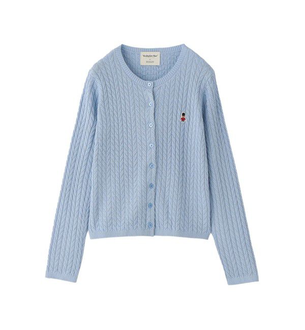 MACKINTOSH PHILOSOPHY「【WEB&一部店舗限定】バッキンガムベア ケーブルニットカーディガン」|ニット・セーター|ブルー