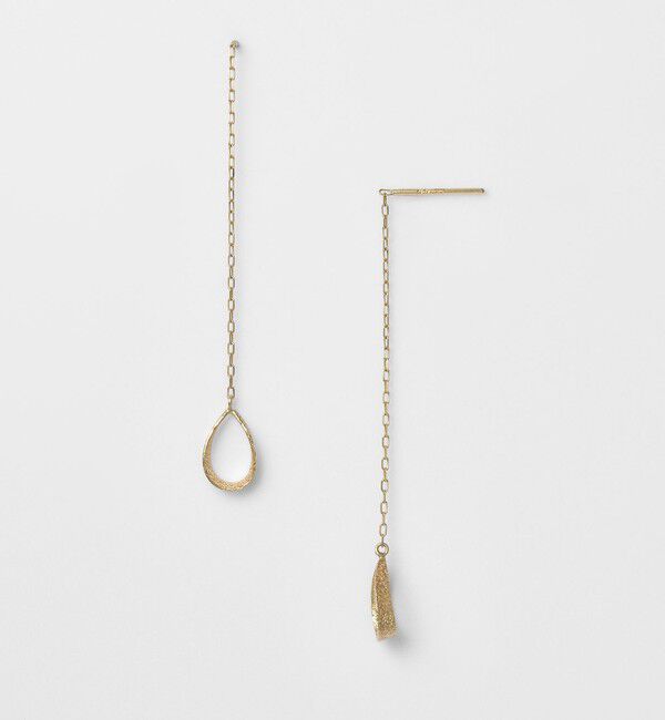 agete「K10アメリカンピアス」|ピアス|