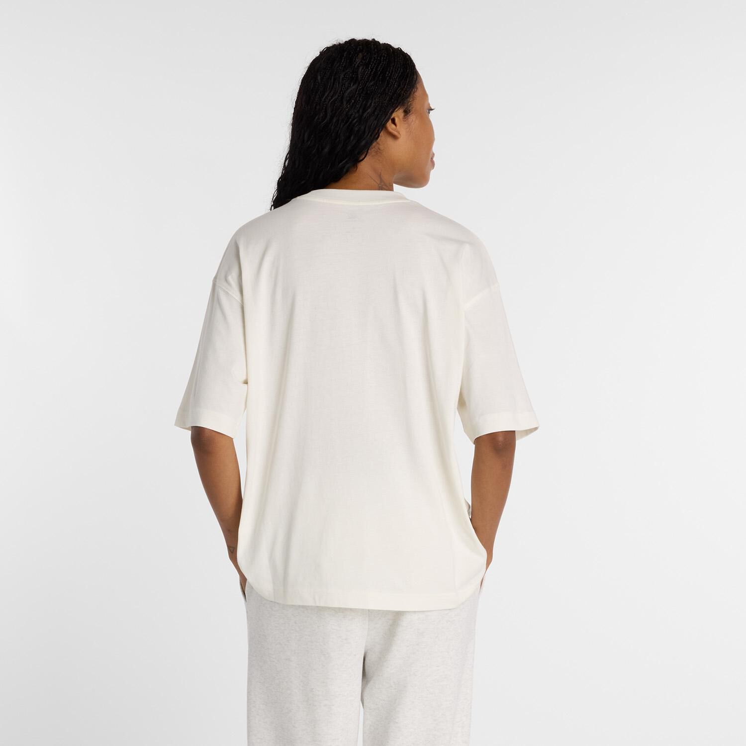 NEW BALANCE 「【NEW BALANCEｳｪｱ】W ﾋﾞｼﾞﾌﾞﾘｰﾗﾌﾞﾄﾞｵｰﾊﾞｰｻｲｽﾞT」|Tシャツ・カットソー|