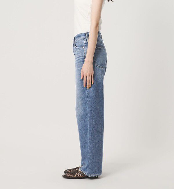 BEAUTY&YOUTH UNITED ARROWS「【別注】＜upper hights＞THE NIECE MID RISE ライトオンス デニムパンツ/コバルト」|デニム|