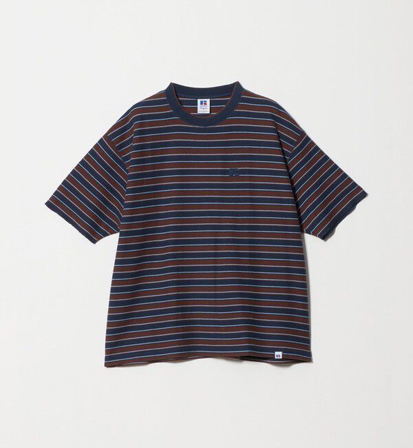 BEAUTY&YOUTH UNITED ARROWS「【別注】＜RUSSELL ATHLETIC＞ワッフル ショートスリーブ Tシャツ」|Tシャツ・カットソー|NAVY
