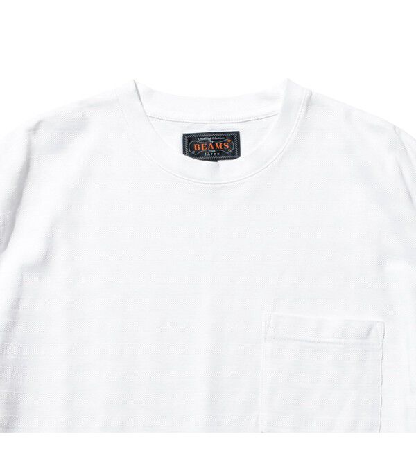 BEAMS PLUS「Pocket Tee Pique Garment Dye」|Tシャツ・カットソー|
