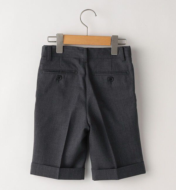 SHIPS KIDS「SHIPS KIDS:100～130cm / セレモニー ウール ノープリーツ ハーフ パンツ」|その他|