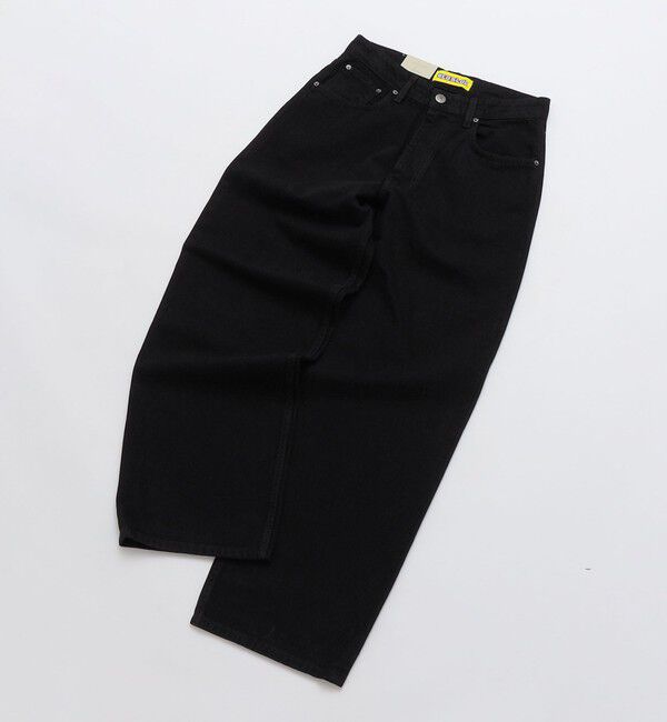 SHIPS「NEO BLUE: BLACK BAGGY SKATE JEANS」|チノ|