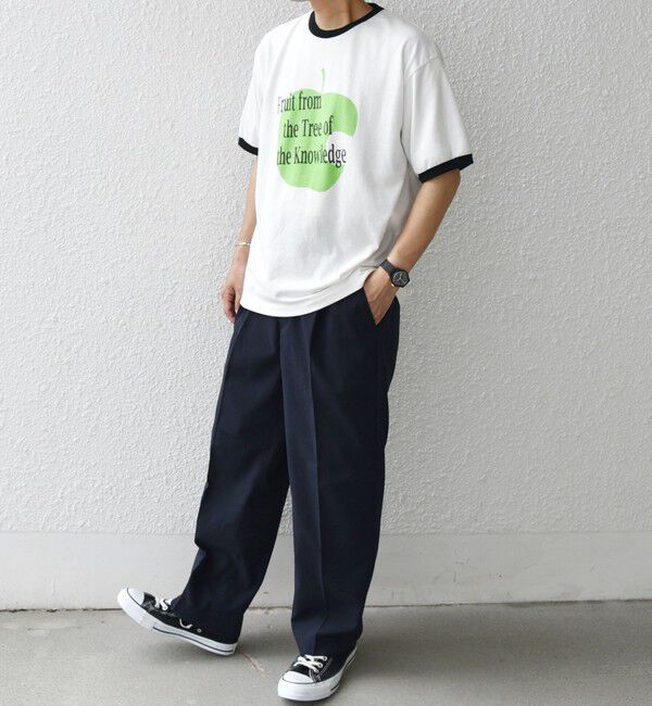 SHIPS any「SCREEN STARS: レトロ プリント リンガー Tシャツ◇」|Tシャツ・カットソー|