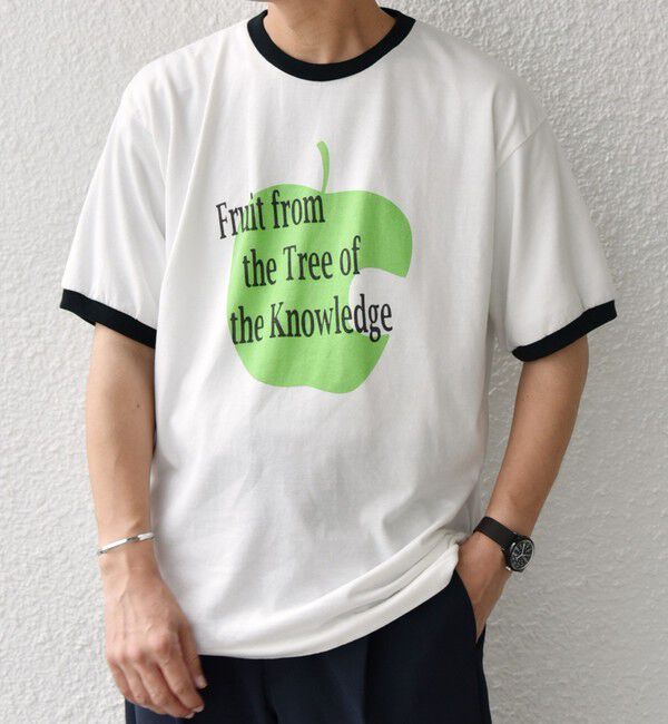 SHIPS any「SCREEN STARS: レトロ プリント リンガー Tシャツ◇」|Tシャツ・カットソー|
