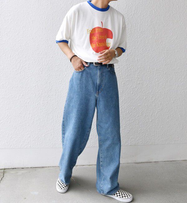 SHIPS any「SCREEN STARS: レトロ プリント リンガー Tシャツ◇」|Tシャツ・カットソー|