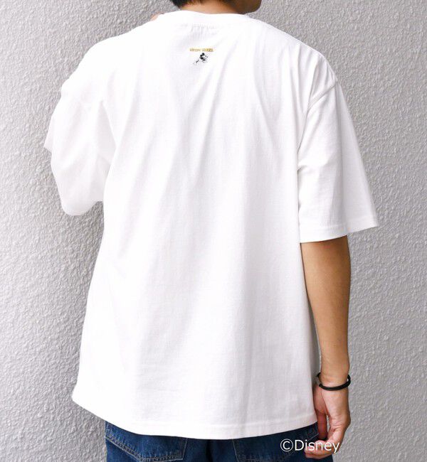 SHIPS any「SHIPS any: /ミッキーマウス/ サイン & ポージング Tシャツ◇」|Tシャツ・カットソー|