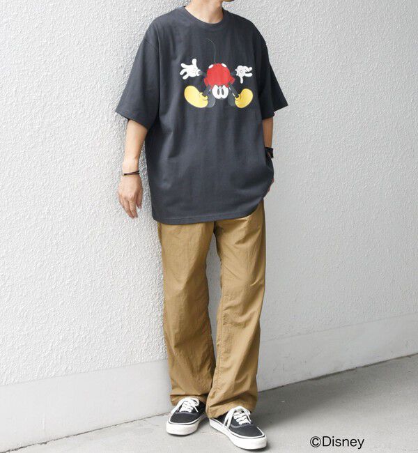 SHIPS any「SHIPS any: /ミッキーマウス/ サイン & ポージング Tシャツ◇」|Tシャツ・カットソー|