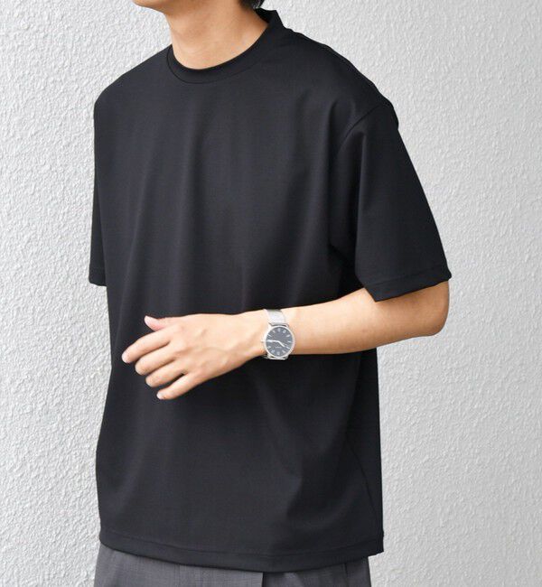 SHIPS any「SHIPS any: JAPAN MADE クリアベアスムース スロープネック ジャケット Tシャツ」|Tシャツ・カットソー|