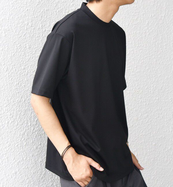 SHIPS any「SHIPS any: JAPAN MADE クリアベアスムース スロープネック ジャケット Tシャツ」|Tシャツ・カットソー|