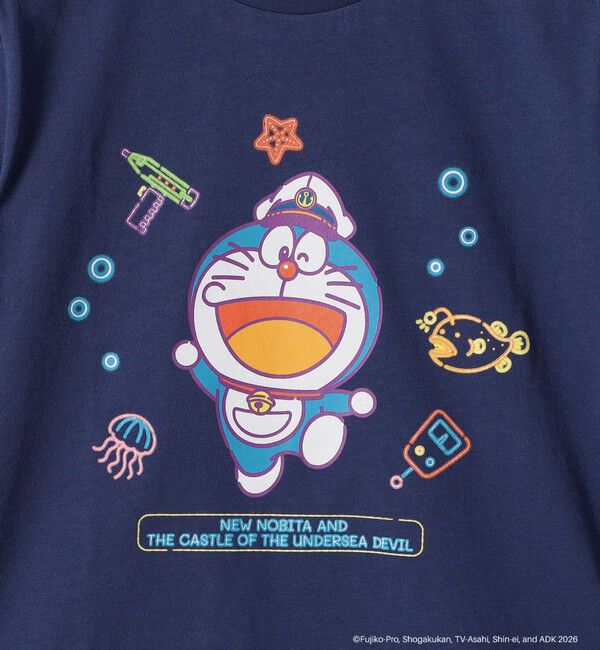 SHIPS KIDS「SHIPS KIDS:80～90cm /＜映画ドラえもん 新・のび太の海底鬼岩城＞ Tシャツ」|Tシャツ・カットソー|