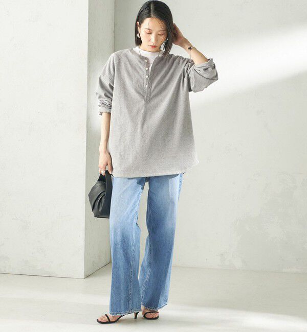 SHIPS for women「【SHIPS別注】onit: ヘンリー ネック プルオーバー」|Tシャツ・カットソー|