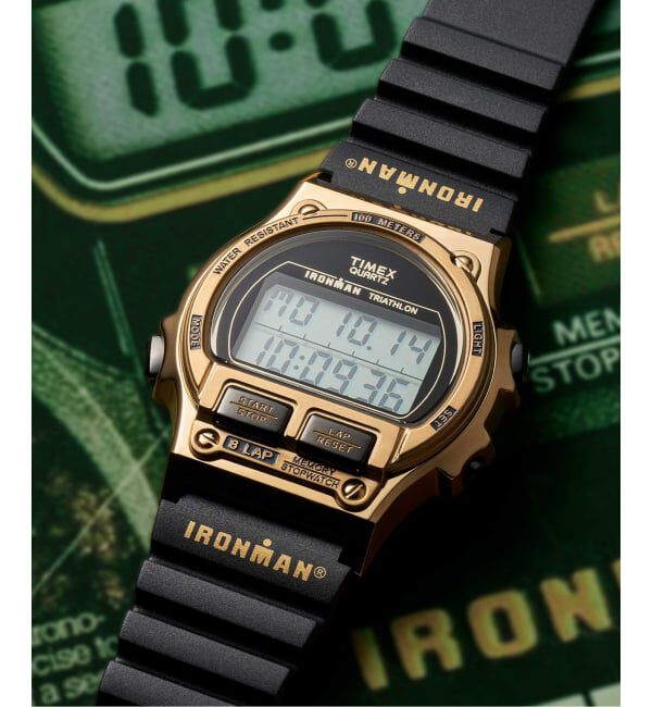 HIROB「TIMEX IRONMAN 8LAP tx-tw5m66600 Gold」|腕時計|