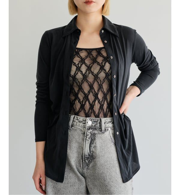 IENA LA BOUCLE「《予約》IENA LA BOUCLE フィブリルシャツカットソー」|シャツ・ブラウス|