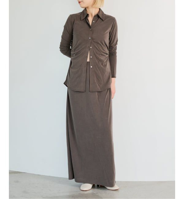 IENA LA BOUCLE「《予約》IENA LA BOUCLE フィブリルシャツカットソー」|シャツ・ブラウス|