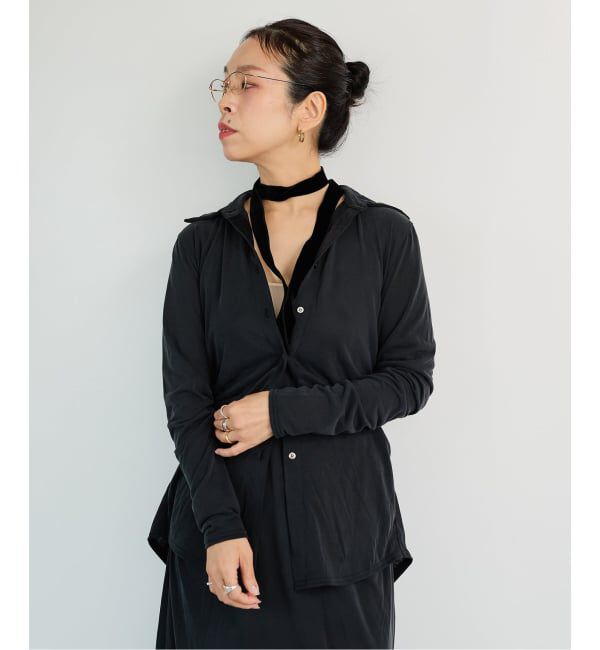 IENA LA BOUCLE「《予約》IENA LA BOUCLE フィブリルシャツカットソー」|シャツ・ブラウス|