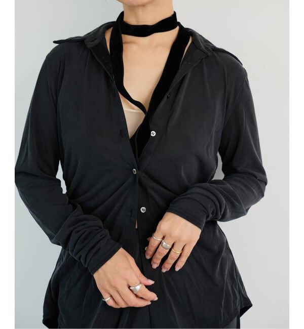 IENA LA BOUCLE「《予約》IENA LA BOUCLE フィブリルシャツカットソー」|シャツ・ブラウス|