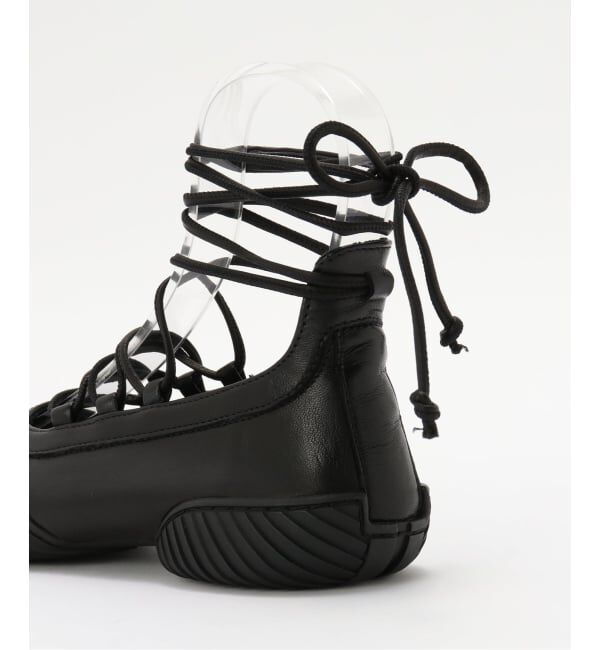 PULP「Miista/ミスタ Abisai Red Mini Buckled Sandals」|バレエシューズ|