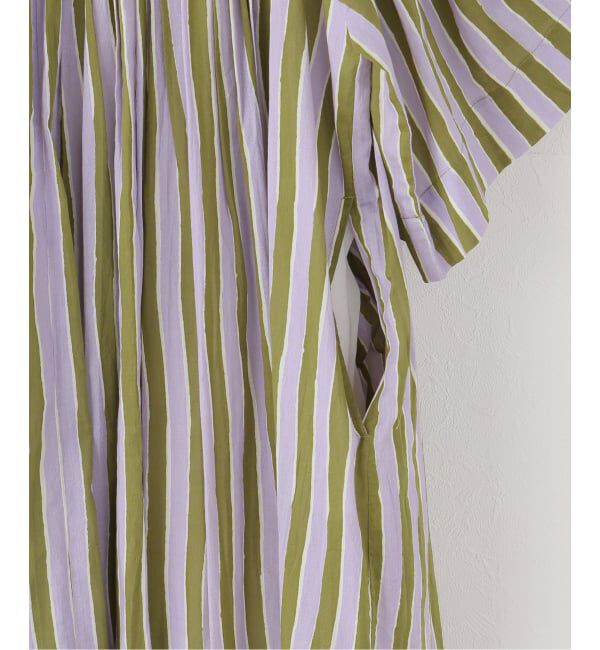 JOURNAL STANDARD relume「【SARA MALLIKA/サラマリカ】 Cotton Wave Stripe Print Ha：ワンピース」|ワンピース|